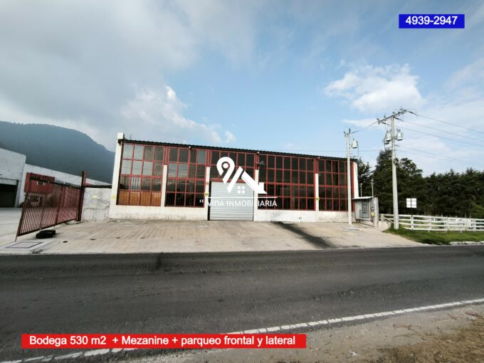 BODEGA DE 531 M2 EN QUETZALTENANGO
